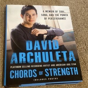 SIGNED Chords of Strength Book David Archuleta 1st ED HC DJ LDS Utah Mormon Idol